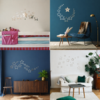 Acrylic Star Rings Mirror Wall Decor Stickers
